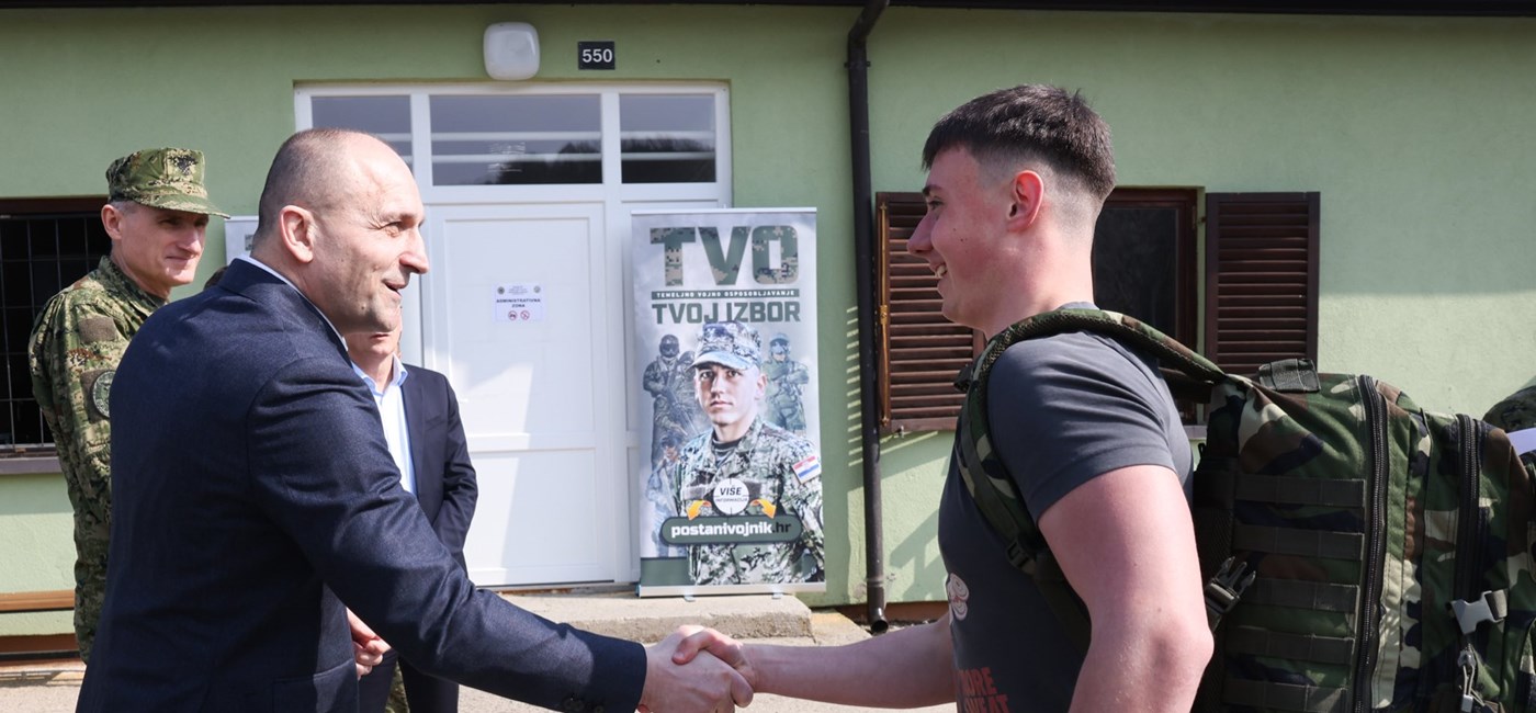 Ministar Anušić: Odaziv je odličan, ovi mladi su budućnost Hrvatske